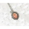 Collier Calcifer – Cabochon Métal Argenté avec Étoile