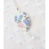 Collier Fleurs – Papier Japonais, Résine et Perle