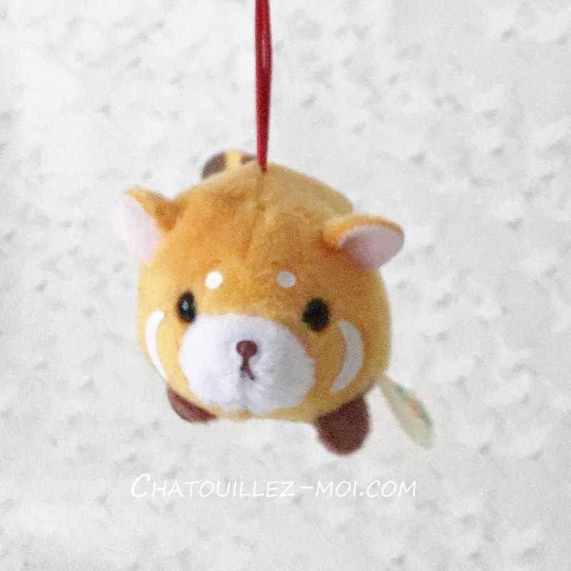 Mini Peluche Panda Roux – Trop mignonne et prête à s'accrocher partout !