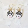 Boucles d’oreilles Husky Dorées – Acier Inox & Fabrication Française