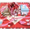 Furoshiki Japonais Saint-Valentin – Motif Lapin & Chocolaterie – 50x50 cm