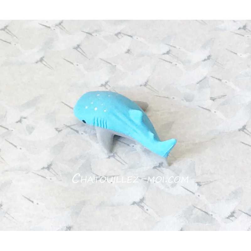 Gomme Requin Baleine Bleu Clair 5 cm – Iwako, gomme japonaise