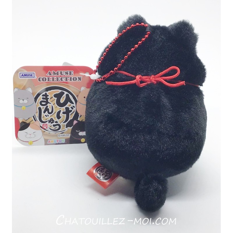 Peluche chat japonais noir