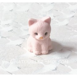 Gomme chat rose