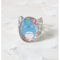 Bague Totoro bleu