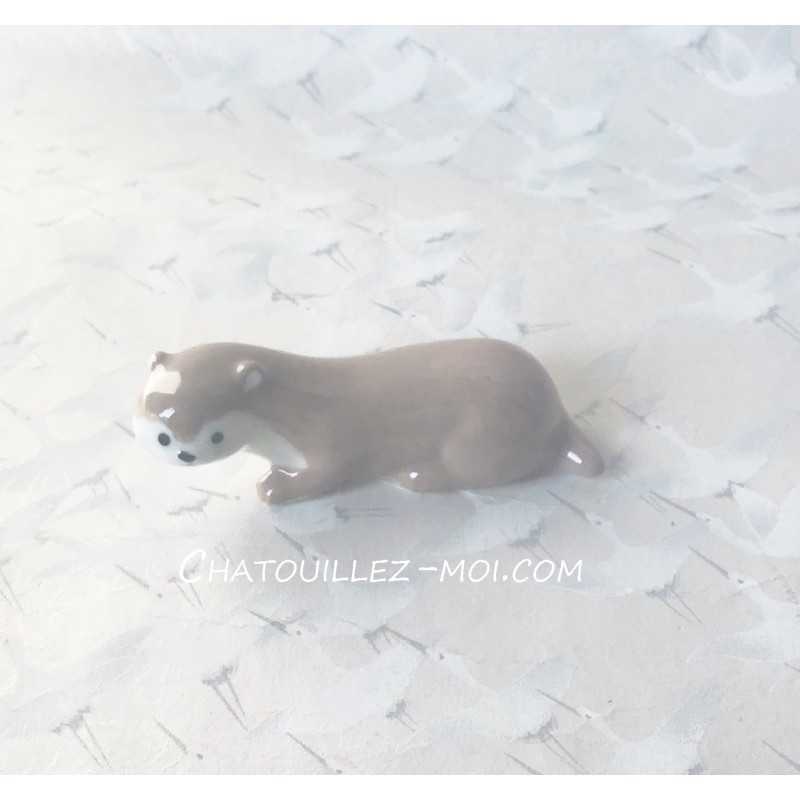 Repose Baguettes Loutre en Céramique – Accessoire de Table Kawaii