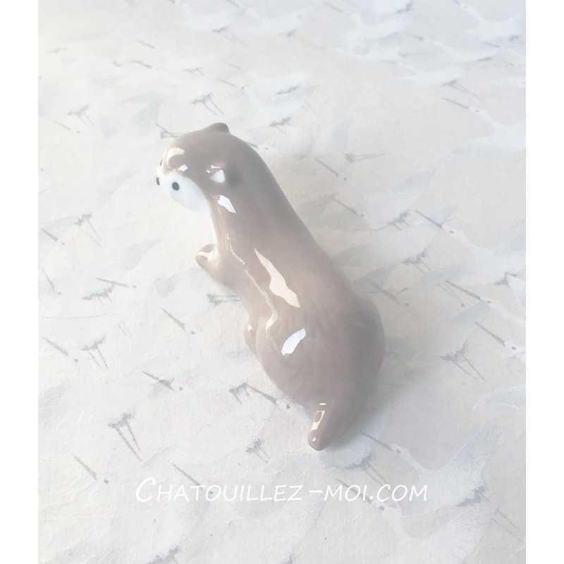 Repose Baguettes Loutre en Céramique – Accessoire de Table Kawaii
