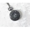 Collier médaillon Jiji chat noir