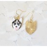 Boucles d’oreilles Husky Dorées – Acier Inox & Fabrication Française