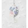 Collier Fleurs – Papier Japonais, Résine et Perle