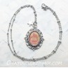 Collier medaillon Calcifer, le château ambulant