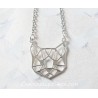Collier Chat Origami – Bijou Félin Élégant et Moderne