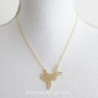 Collier Carpe Origami Doré – Élégance et Symbolique Japonaise