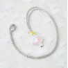 Collier Alice argenté en acier inoxydable