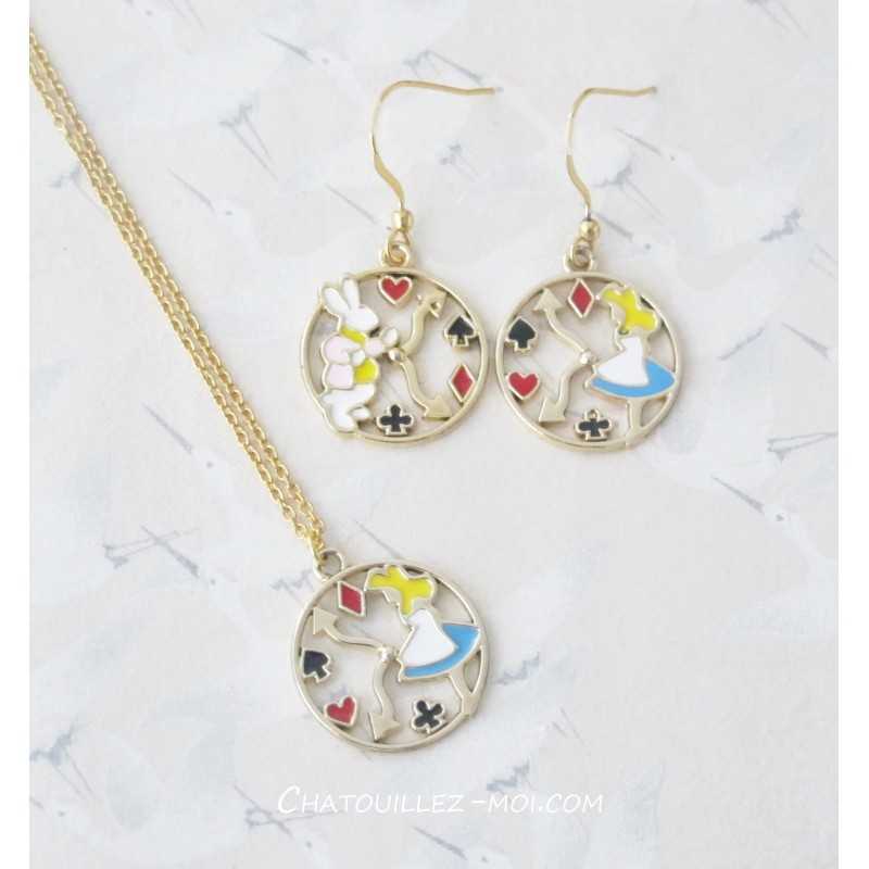 Collier Alice aux Pays des Merveilles