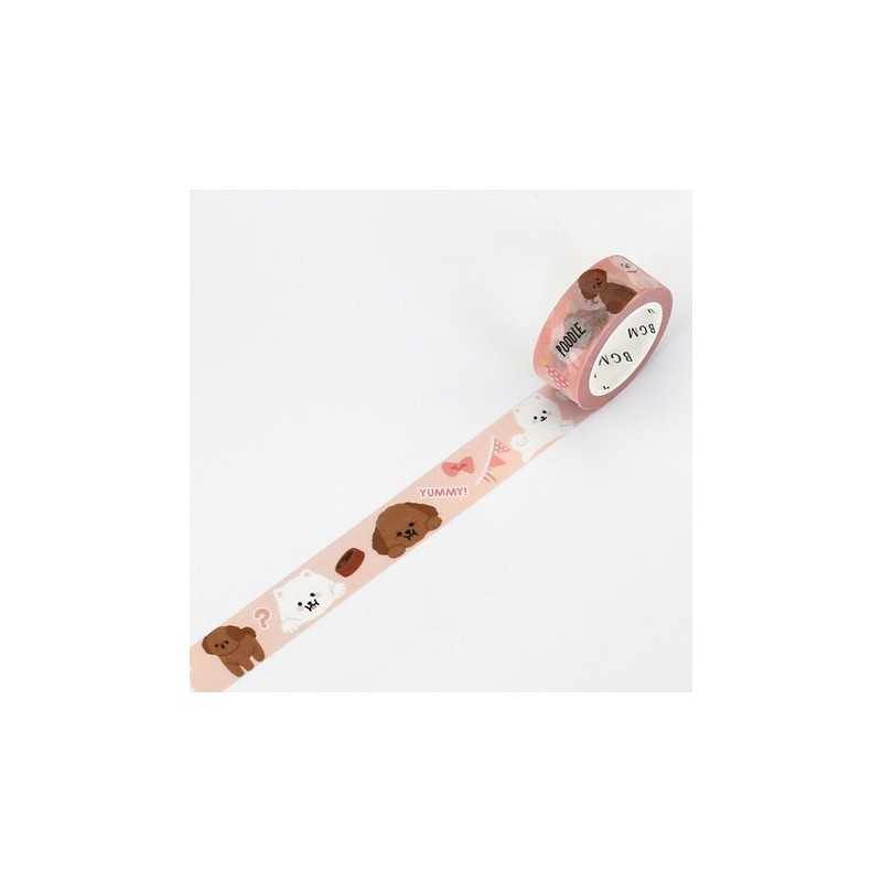 Washi tape caniche