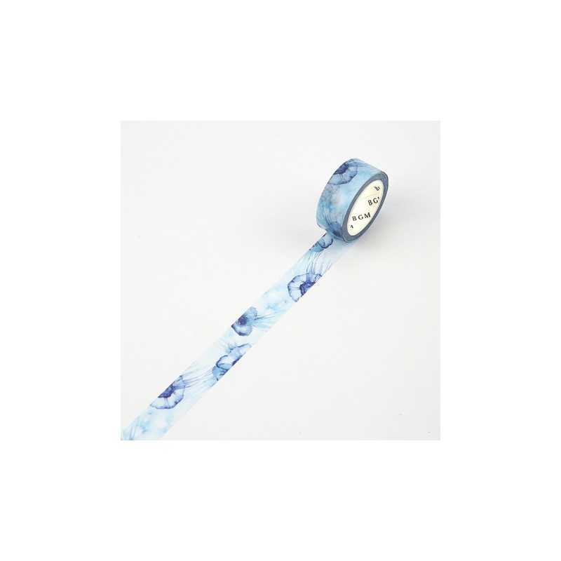 Washi tape méduse – Ruban décoratif BGM pour loisirs créatifs