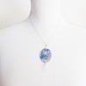 Collier Fleurs Japonaises en Papier Japonais et Résine