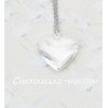 Collier Médaillon Photo en Forme de Cœur