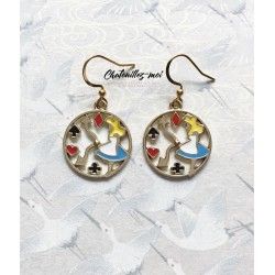 Boucles d'oreilles horloge...