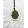 Collier Jiji coloris bronze, le chat de Kiki la petite sorciere