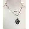 Collier Jiji coloris bronze, le chat de Kiki la petite sorciere