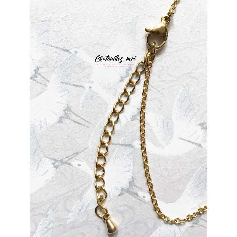 Collier Fleurs Japonaises Rouge – Élégance et Raffinement