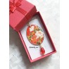 Collier Fleurs Japonaises Rouge – Élégance et Raffinement