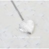 Collier Médaillon Photo en Forme de Cœur
