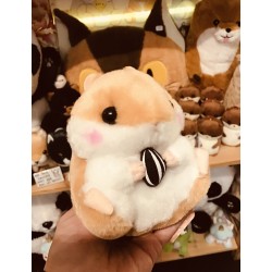 Peluche hamster roux