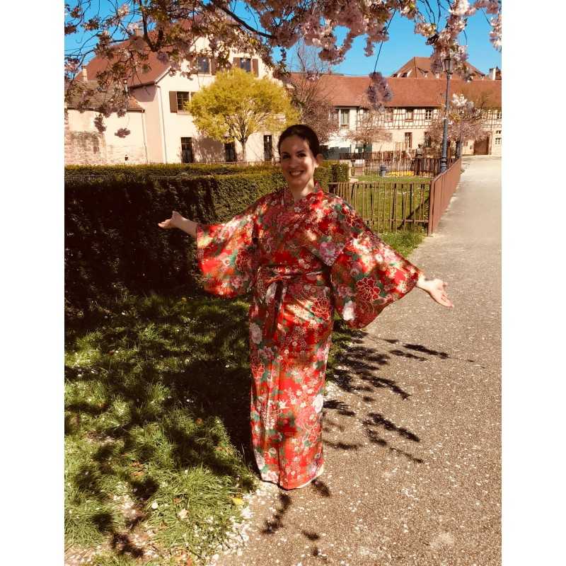Yukata rouge