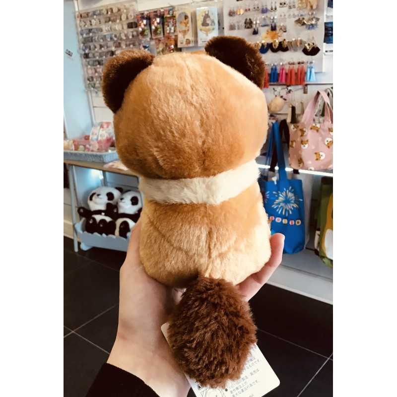 Peluche tanuki kawaii 16 cm Amuse import japonais