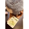 💙 Peluche Totoro Bleu avec Feuille – Produit Officiel Ghibli