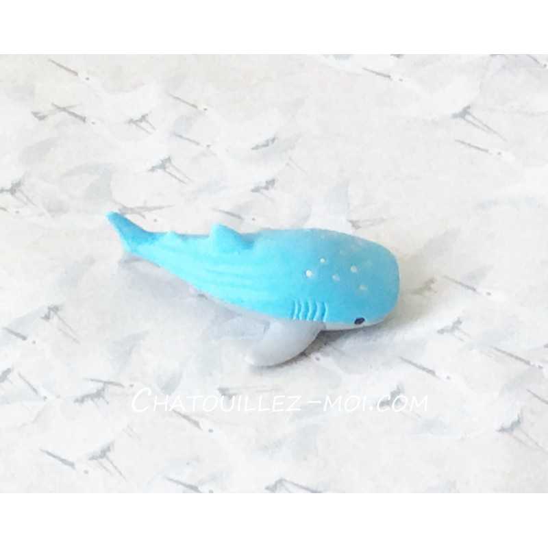 Gomme Requin Baleine Bleu Clair 5 cm – Iwako, gomme japonaise