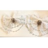 Barrette blanche Jiji – Pince à cheveux inspirée de Kiki la Petite Sorcière
