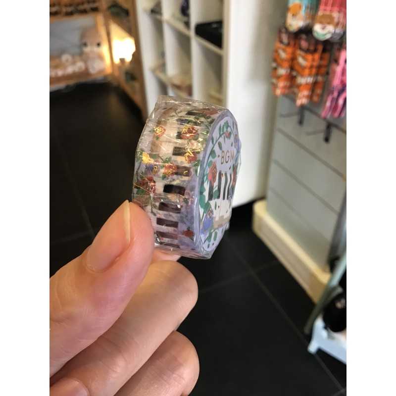Washi Tape Piano – Élégance musicale pour vos créations
