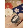 Bague Sans-Visage Réglable – Bijou Inspiré du Voyage de Chihiro 🎭