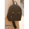 Sac à dos Noir Élegant Chat Noir