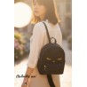 Sac à dos Noir Élegant Chat Noir