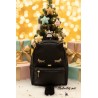 Sac à dos Noir Élegant Chat Noir