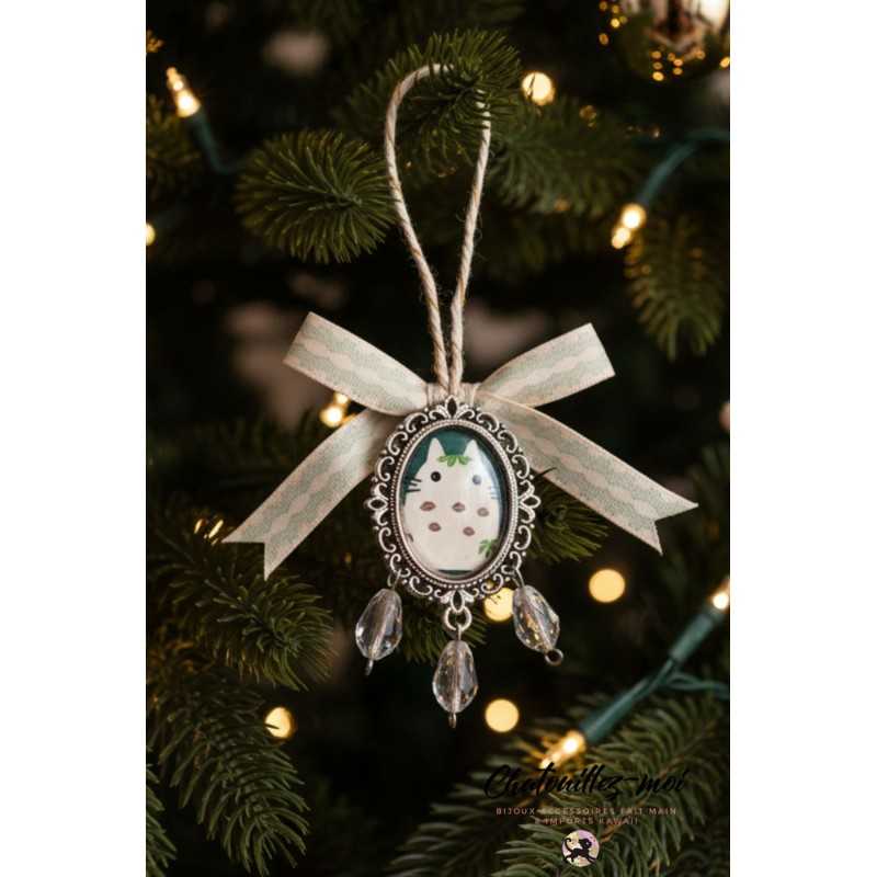 Décoration de Noël Totoro – Ornement artisanal modèle unique