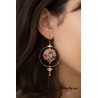Boucles d’oreilles créoles en métal doré