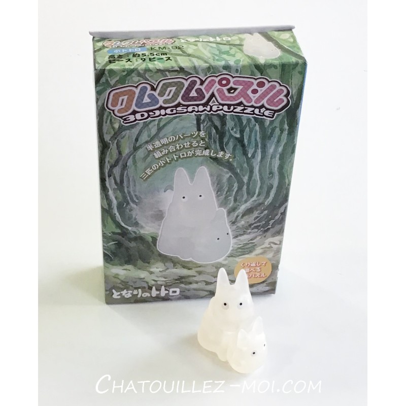 Puzzle 3D Totoro blanc