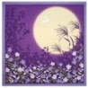 Furoshiki Campanule et lapin dans la lune
