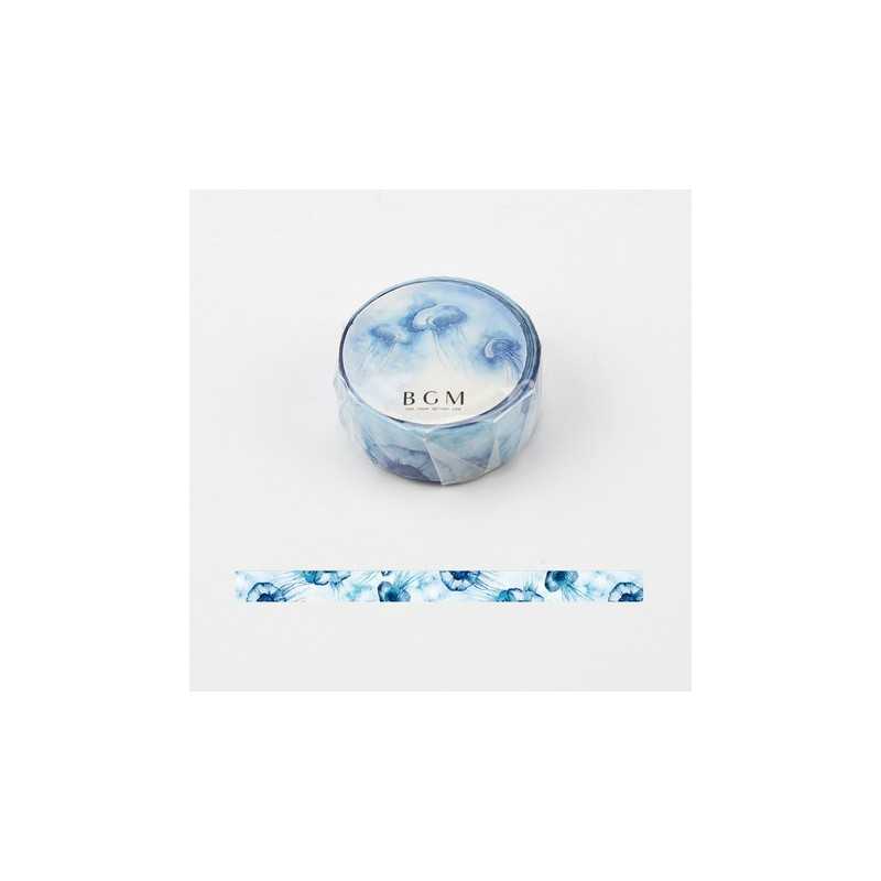 Washi tape méduse – Ruban décoratif BGM pour loisirs créatifs