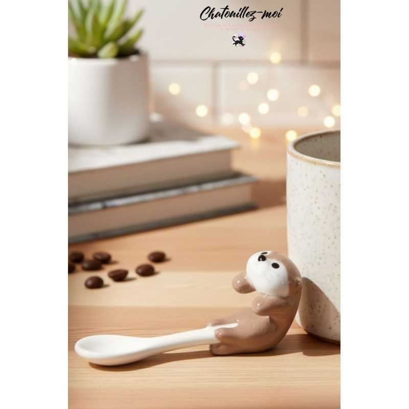 Cuillère Loutre Claire en Céramique