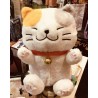 Peluche Chat Amuse – Grand Chat Kawaii 40 cm – Chat Blanc