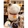 Peluche Chat Amuse – Grand Chat Kawaii 40 cm – Chat Blanc
