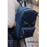 Sac à dos Bleu Élegant Chat Bleu