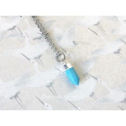 Collier pierre turquoise